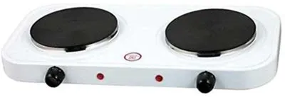 Obrázok produktu pre DCG Eltronic EKP2420, Čierna, Biela, Na pracovnú dosku, Utesnená platňa, 2 zone(s), 2 zone(s), Otočné