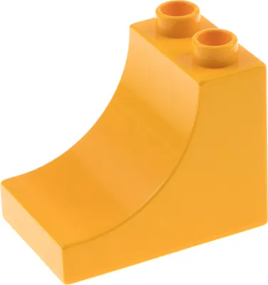 Produktbild von 1x Lego Duplo Dach Stein hell orange 2x3x2 Kurve Set 4609 4224082 2301