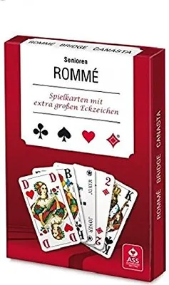 Produktbild von Spielkarten Seniorenromme ASS 22570076/66 im Etui