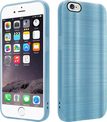Produktbild von Cadorabo Hülle für Apple iPhone 6 / 6S Schutz Hülle in Türkis Handyhülle TPU Silikon Etui Case