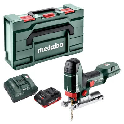 Produktbild von Metabo ST 18 L 90 Akku Stichsäge 18 V 90 mm + 1x LiHD Akku 4,0 Ah + Ladegerät + Metabox