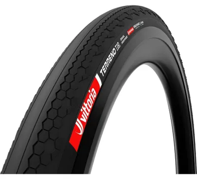 Produktbild von Vittoria Terreno T10 Hardpack Gravel Reifen 40-622 Schwarz - Faltreifen für E...