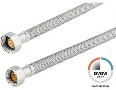 Produktbild von veporit Flexschlauch 1/2 IG x 3/8" IG x 500 mm DVGW "