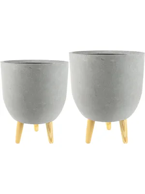 Obrázek produktu pro Ter Steege Obal Ruth - Light Grey (Set 2 ks), průměr 32 cm