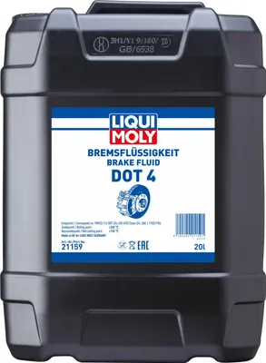 Produktbild von Liqui Moly Bremsflüssigkeit DOT 4 20 Liter Kanister SAE J 1703,SAE J 1704