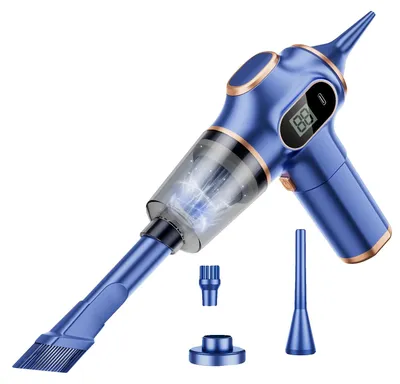 Obrázek produktu pro Autosací vysavač, vysoký sací výkon, přenosný a kompaktní design, modrý