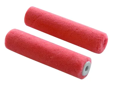 Produktbild von Nespoli Lackierwalzen RedFibre mit Antihaftbeschichtung 2 Stück, 10 cm, 4 mm