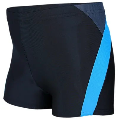 Produktbild von Aquarti Jungen Badehose Gestreift mit Motiven, Farbe: 020 Schwarz/Graphit/Blau, Größe: 152