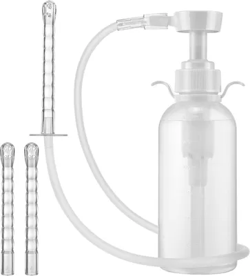 Produktbild von Wiederverwendbares Vaginalreinigungssystem 300 ml, Handdruckdusche, 360° Reinigung, Für Intimhygiene