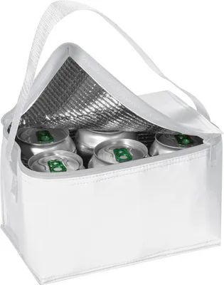 Produktbild von Kühltasche für 6 Dosen à 0,33l / Farbe: weiß