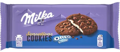 Produktbild von Milka Cookie Sensations Oreo 208g – Milchschokolade mit Oreo & Keks