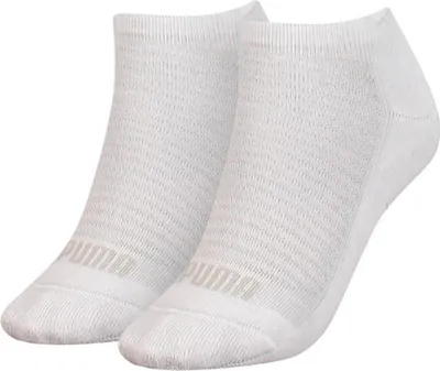 Imagen del producto de Calcetines deportivos para mujer PUMA, color blanco, talla 35/38, paquete de 2