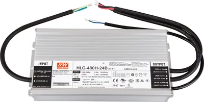 Produktbild von Mean Well HLG-480H-24B SNT  24V/DC/0-20 A/ 480W IP67