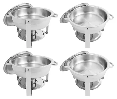Obrázek produktu pro Sada ohřívacích nádob pro bufet – 4,5 litru, vhodné pro oslavy – 4 kusy