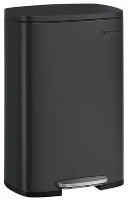 Produktbild von Songmics Abfalleimer 50 L mit Pedal Schwarz
