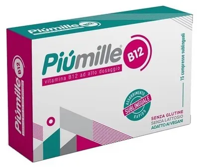 Immagine prodotto di Piumille B12 15Cpr Sublinguali