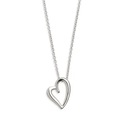 Produktbild von Xenox XS2796 Kette mit Anhänger Damen Love Story Herz Sterling-Silber