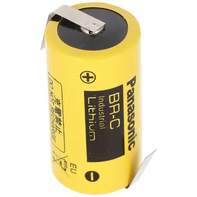 Produktbild von BR-C Panasonic Lithium Batterie Baby mit Lötfahnen in Z-Form, BR26500