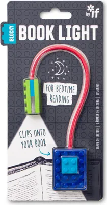 Immagine prodotto di Lampada da lettura Blocky Book Light blu