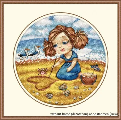 Produktbild von Oven Kreuzstichset "Alice auf See", Zählmuster, 20x20cm