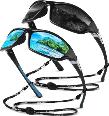 Produktbild von Sunier Polarisierte Sonnenbrille Herren Sport UV400 Fahrradbrille Cat 3 CE