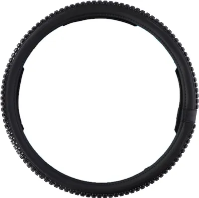 Obrázek produktu pro Potah volantu All Ride pro nákladní automobily Potah volantu Ø 44-46 CM Silikonový potah s komfortní přilnavostí Ochrana před teplem a chladem Černý