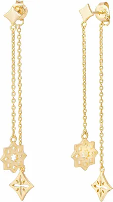 Produktbild von cai Ohrringe 925/- Sterling Silber 5,0cm gelb ohne 360230509-1