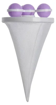 Produktbild von Fusselfänger für Waschmaschinen, schwimmender Filterbeutel, wiederverwendbarer Tierhaarentferner, feinmaschiger Wäsche-Fusselsammler für Haushaltswaschmaschinen