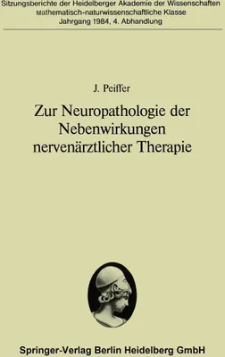 Produktbild von Zur Neuropathologie der Nebenwirkungen nervenärztlicher Therapie