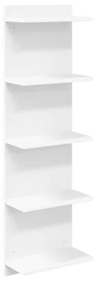 Zdjęcie produktu dla Półka ścienna vidaXL, biała, 30 x 15 x 100 cm, materiał drewnopochodny