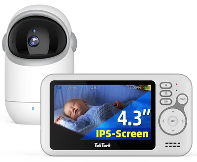 Obrázok produktu pre TakTark Kamera s detským monitorom 4,3", obojsmerná, s funkciou VOX a nočným videním