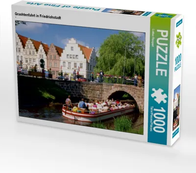 Produktbild von Calvendo Grachtenfahrt in Friedrichstadt 1000 Teile Puzzle quer 640x480mm, Reupert Lothar; 7339454