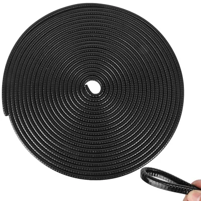 Productafbeelding van Autodeur beschermstrip, U-vorm, 10 meter, zwart, geschikt voor auto, SUV en vrachtwagen