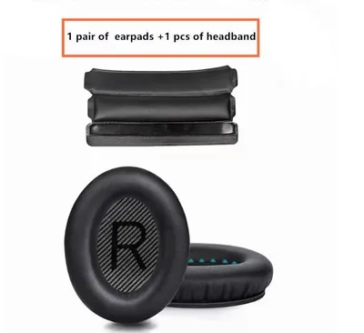Produktbild von Kopfband + Ohrpolster for Bose QuietComfort QC35 QC15 QC45 QC25 Q35 II Schwarz