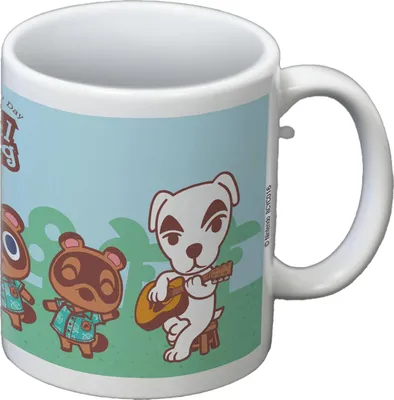 Immagine prodotto di Animal Crossing - Tazza da caffè, Line-up PM12576 (Taglia unica) (Blu/Bianco)