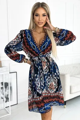 Obrázek produktu pro Numoco Dámské mini šaty Railae navy One size