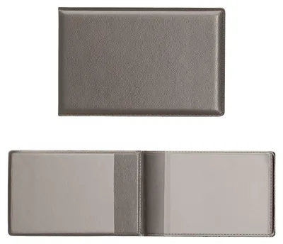 Produktbild von kwmobile 3in1 Kartenetui aus Kunstleder - 10 x 6,5cm - Mini Kreditkarten Wallet - Etui für Karten im Scheckkartenformat - Grau