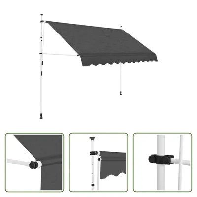 Immagine prodotto di The Living Store Tenda a scomparsa manuale 250 cm Antracite