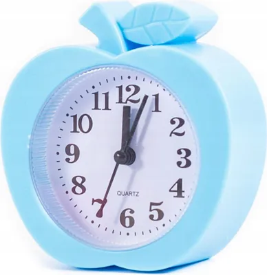 Imagen del producto de Despertador infantil en forma de manzana - Reloj de mesa colorido con alarma - Diseño divertido, 10 cm