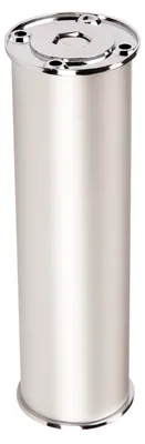Produktbild von SOTECH Möbelfuß RADO Ø 50 mm Höhe 400 mm – runder Schrankfuß, Aluminium