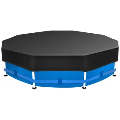 Produktbild von Sekey Poolabdeckung Rund Hochdichtes Abdeckplane für Stahlrahmenbecken, 244 cm, Schwarz