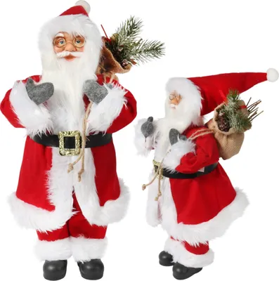 Produktbild von Weihnachtsmannfigur, skandinavische Dekoration, 56 cm