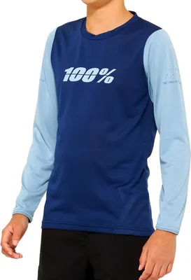 Zdjęcie produktu dla 100percent Ridecamp Langarm Enduro Trikot Blau 8-10 lat Junge Blau 8-10 lat