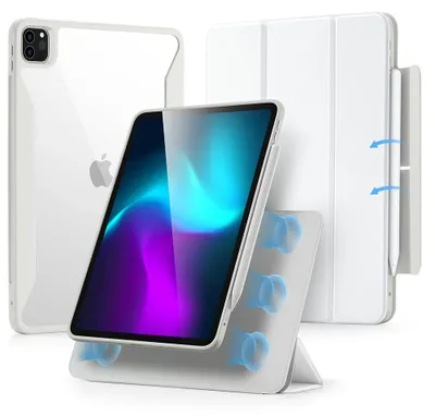 Produktbild von ESR Rebound Hybrid Schutzhülle – iPad Pro 11 (2024) – Weiß