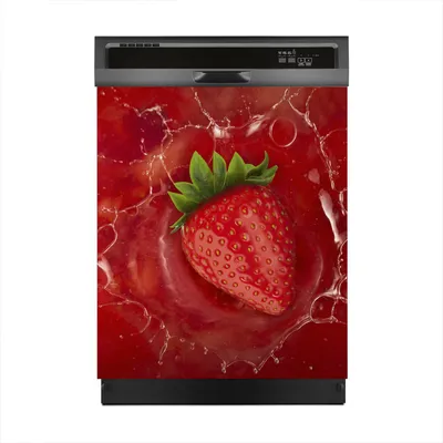 Produktbild von Aufkleber sticker 60x70 cm Dekorative folie Spülmaschine - Farbige Früchte