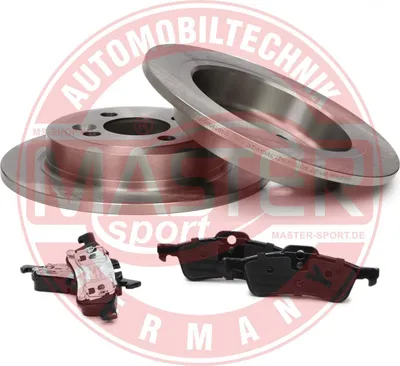 Produktbild von 2X Bremsscheiben + Bremsbeläge Hinten