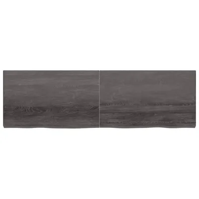 Immagine prodotto di Piano Tavolo Marrone 200x60x(2-6) cm Rovere Massello Trattato
