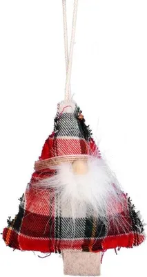 Produktbild von Weihnachtsschmuck, Stoffanhänger, 12 cm, rot