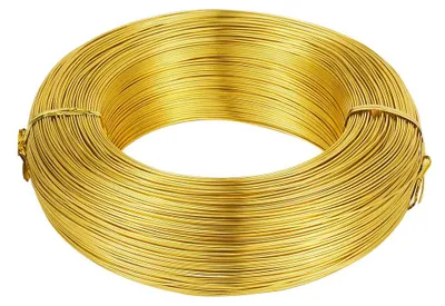 Aluminiumdraht 20 Gauge, 0,8 mm, 300 m, Gold, flexibel