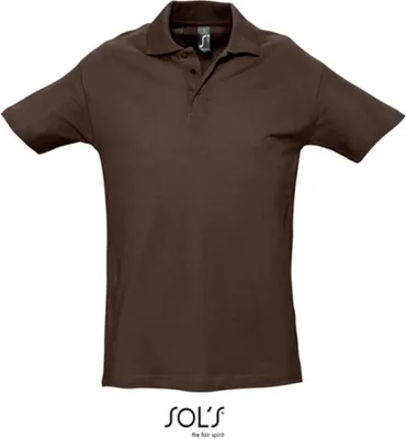 Produktbild von SOLs 11362 | Herren Poloshirt Spring II - Farbe: Chocolate - Größe: XL